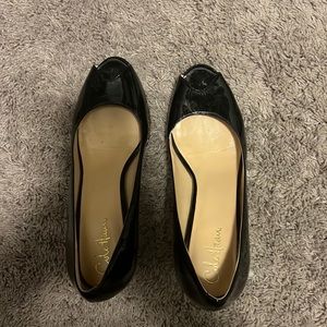 Lightly used cole haan black patent heels